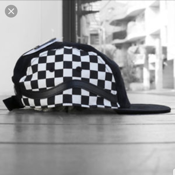 checkered vans hat